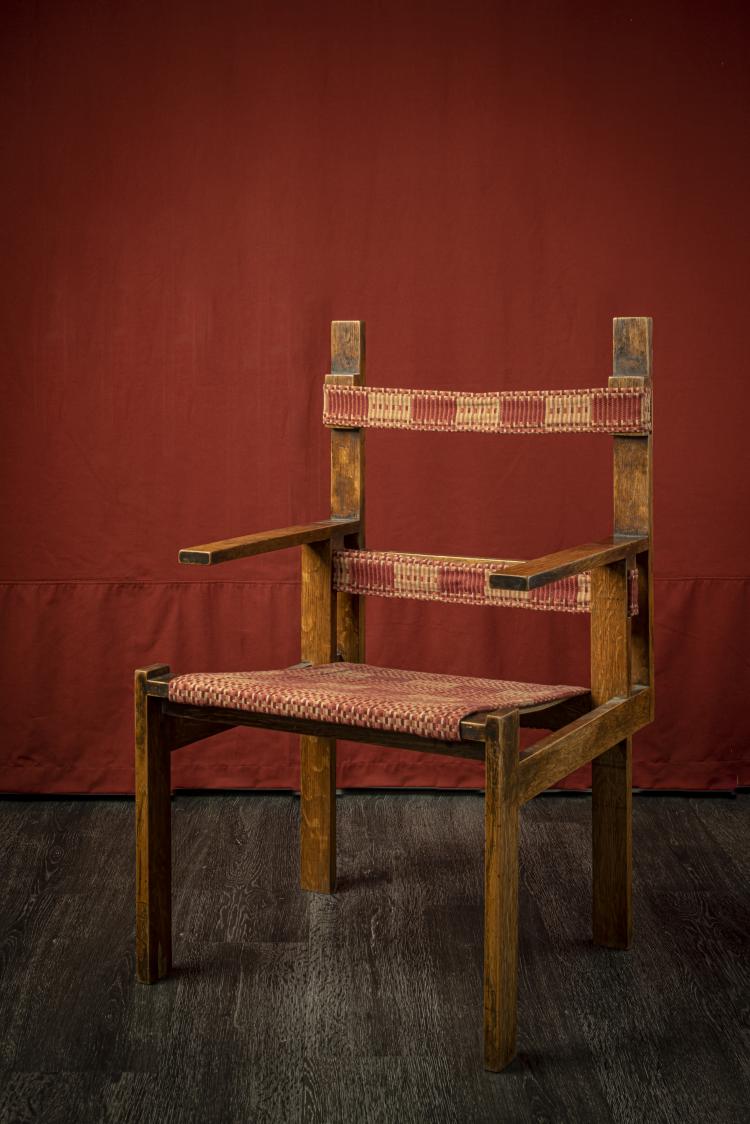 Bild 1 zu Objekt, 'ti 1a' wooden-slat chair, 1924, Marcel Breuer, Bauhaus, Weimar, 163A 20