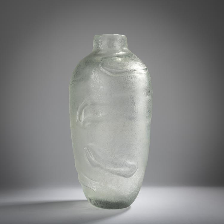 Bild 4 zu Objekt, Tall 'Corroso a rilievi' vase, c. 1938, Carlo Scarpa, Venini & C., Murano, 163F 1188