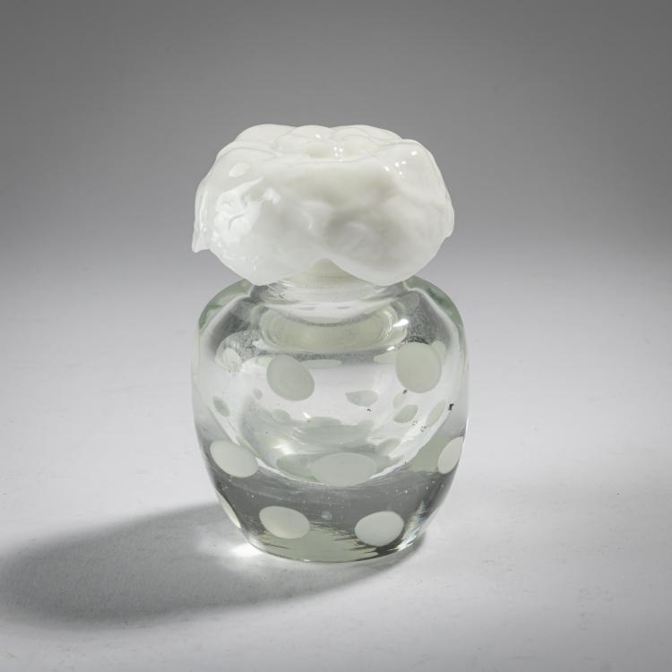 Bild 1 zu Objekt, 'A puntini' perfume-flacon, c. 1937/38, Carlo Scarpa, Venini & C., Murano, 163F 1187