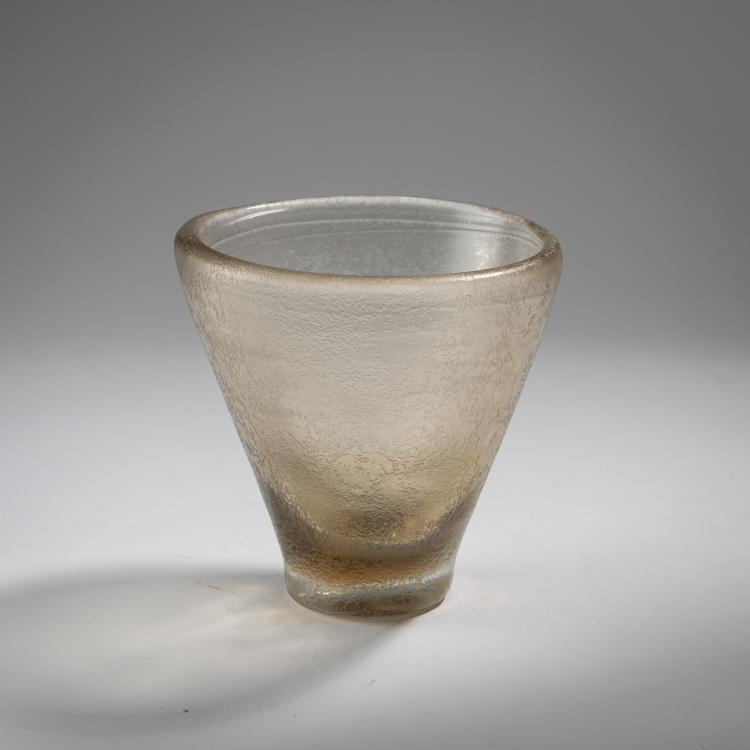 Bild 1 zu Objekt, 'Corroso' vase, c. 1936, Carlo Scarpa, Venini & C., Murano, 163F 1177