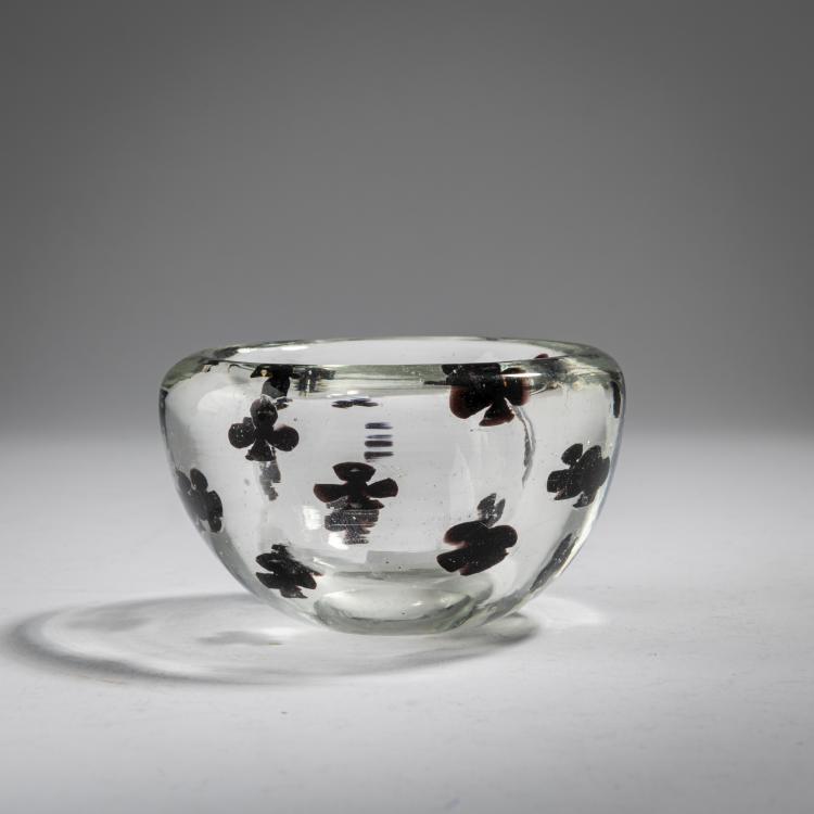 Hauptbild zu Objekt, Kleine Schale 'A croce', um 1938, Carlo Scarpa, Venini & C., Murano, 163F 1190