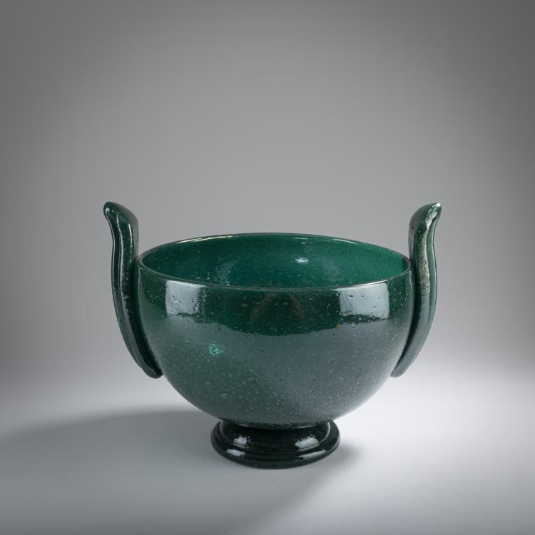 Bild 1 zu Objekt, 'Pulegoso' bowl, c. 1930, Napoleone Martinuzzi, Venini & C., Murano, 163F 1148