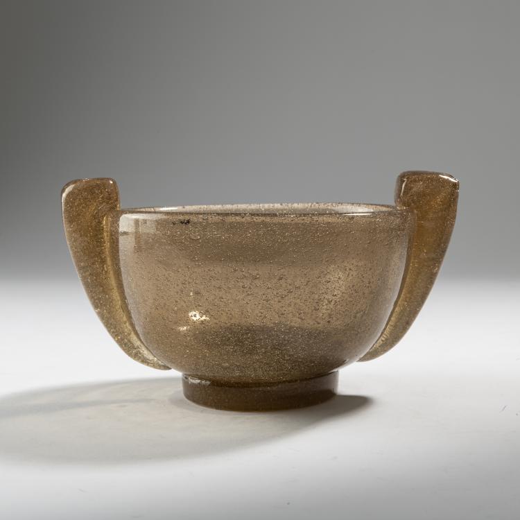 Hauptbild zu Objekt, Schale 'A bollicine', um 1932-33, Carlo Scarpa, Venini & C., Murano, 163F 1157