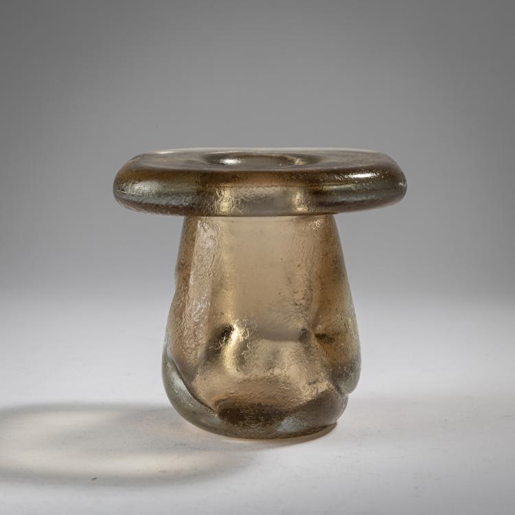 Hauptbild zu Objekt, 'Corroso' candleholder, c. 1936, Carlo Scarpa, Venini & C., Murano, 163F 1180