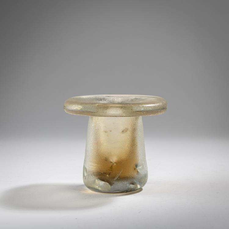 Hauptbild zu Objekt, 'Corroso' candleholder, c. 1936, Carlo Scarpa, Venini & C., Murano, 163F 1181