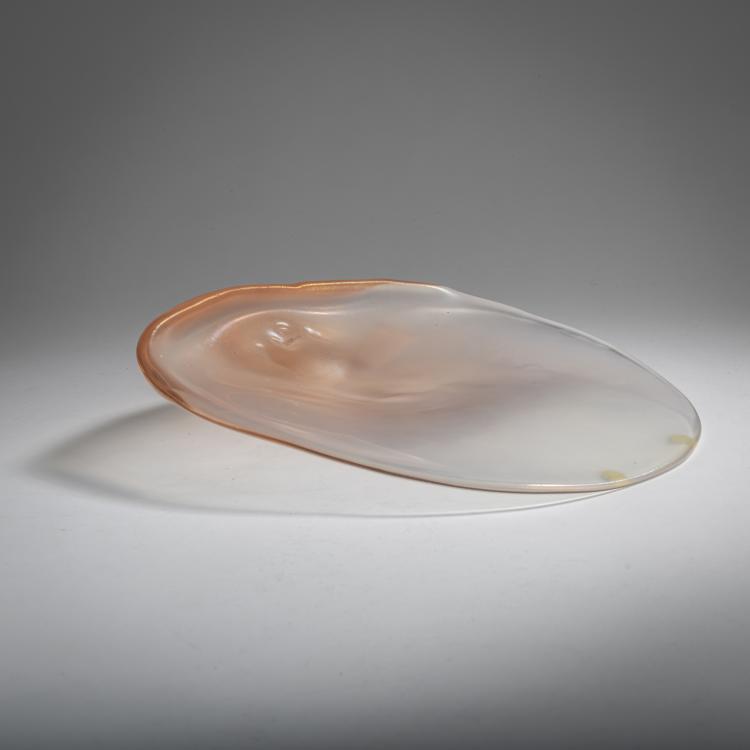 Hauptbild zu Objekt, 'Conchiglia iridato' bowl, c. 1942, Carlo Scarpa, Venini & C., Murano, 163F 1198