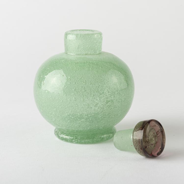 Bild 2 zu Objekt, 'A bollicine' flacon, c. 1932-33, Carlo Scarpa, Venini & C., Murano, 163F 1162