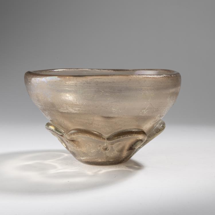 Hauptbild zu Objekt, 'Corroso' bowl, c. 1936, Carlo Scarpa, Venini & C., Murano, 163F 1182