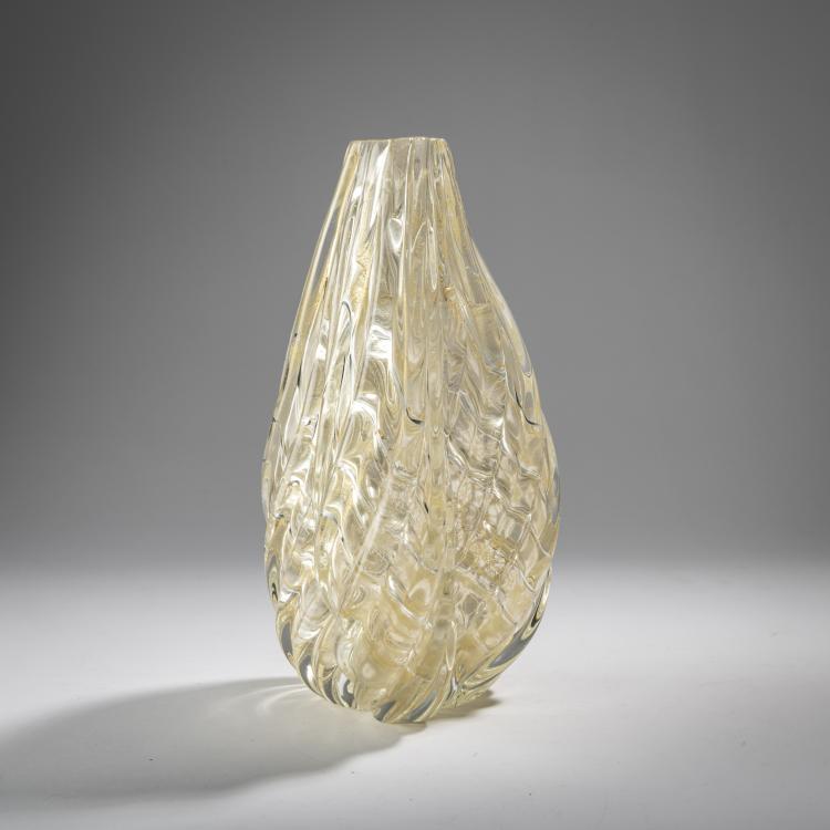 Hauptbild zu Objekt, 'Diamante' vase, 1934-36, Paolo Venini, Venini & C., Murano, 163F 1167