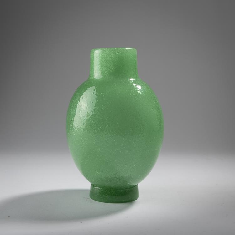 Hauptbild zu Objekt, Vase 'A bollicine', 1932-33, Carlo Scarpa, Venini & C., Murano, 163F 1159