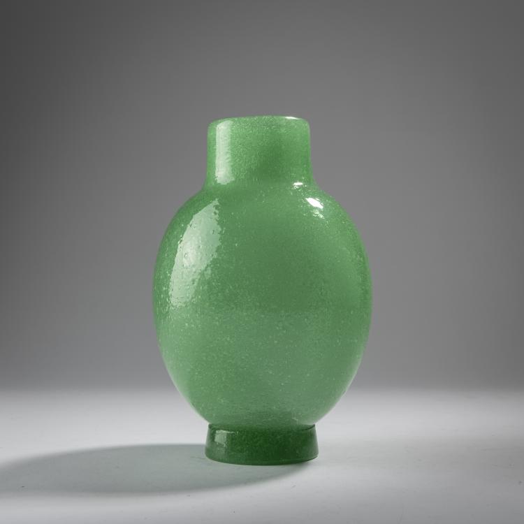Bild 1 zu Objekt, Vase 'A bollicine', 1932-33, Carlo Scarpa, Venini & C., Murano, 163F 1159