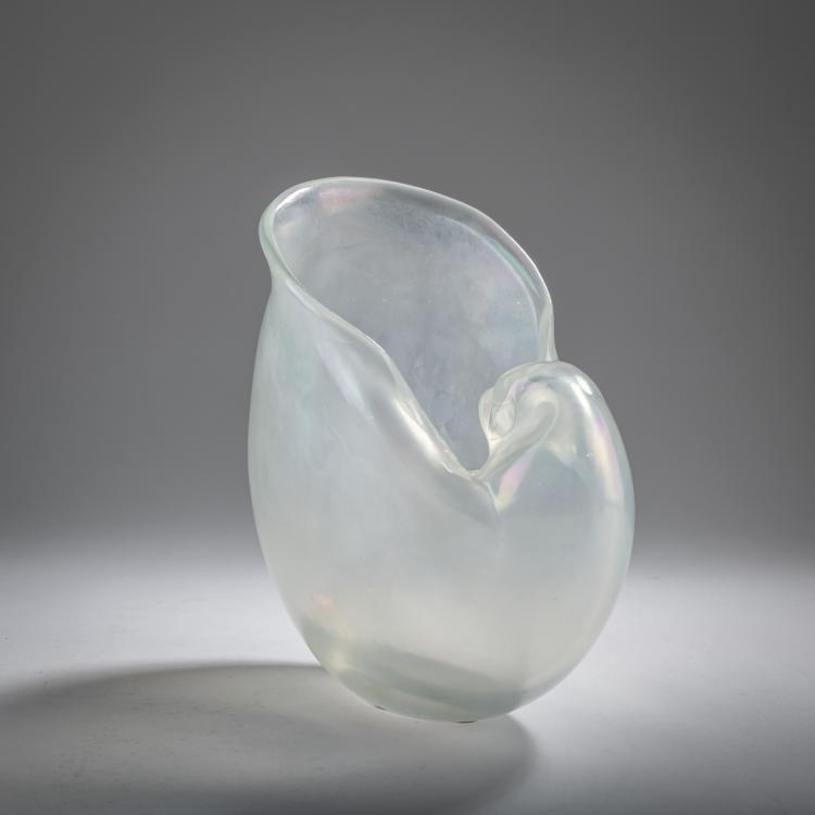 Bild 1 zu Objekt, 'Rainbow shell' vase, c. 1942, Carlo Scarpa, Venini & C., Murano, 163F 1199