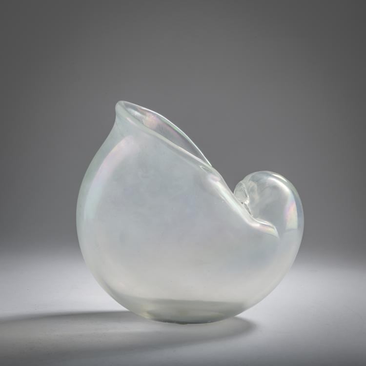 Bild 2 zu Objekt, 'Rainbow shell' vase, c. 1942, Carlo Scarpa, Venini & C., Murano, 163F 1199
