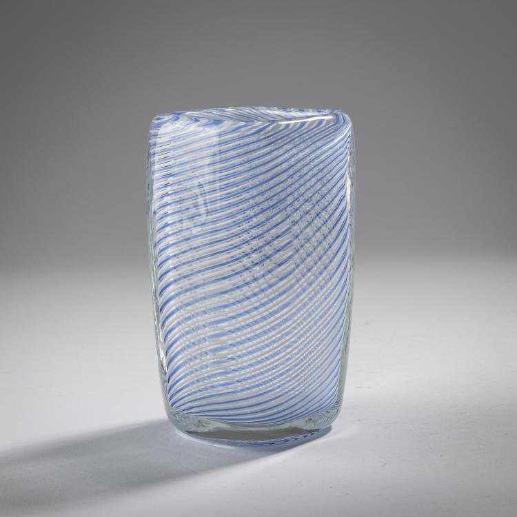 Bild 2 zu Objekt, Vase 'Mezza filigrana', um 1938, Carlo Scarpa, Venini & C., Murano, 163F 1192