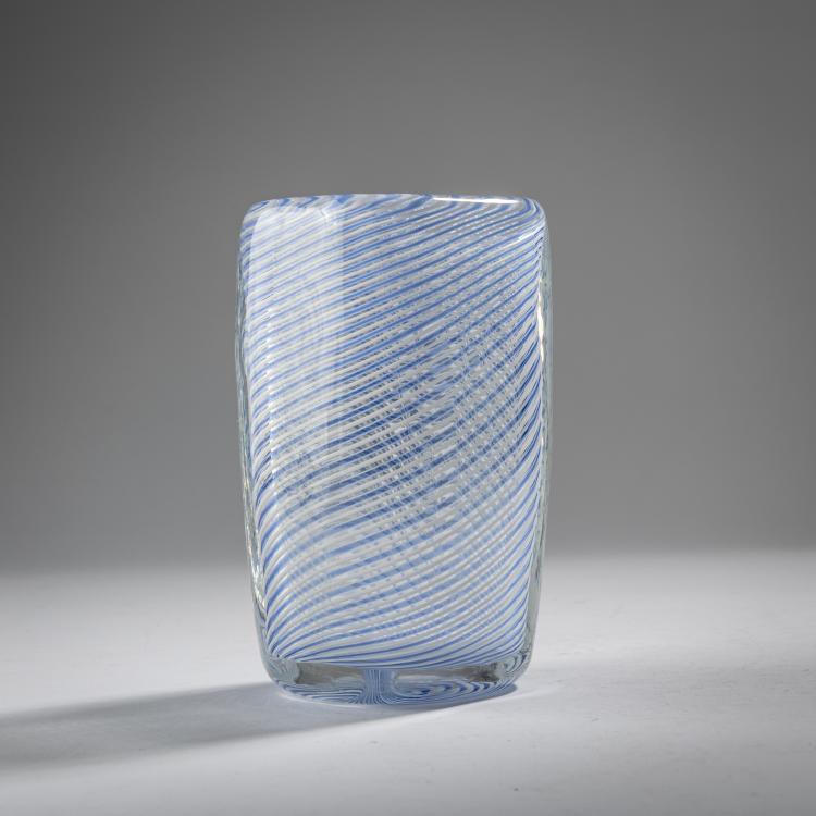 Bild 3 zu Objekt, Vase 'Mezza filigrana', um 1938, Carlo Scarpa, Venini & C., Murano, 163F 1192