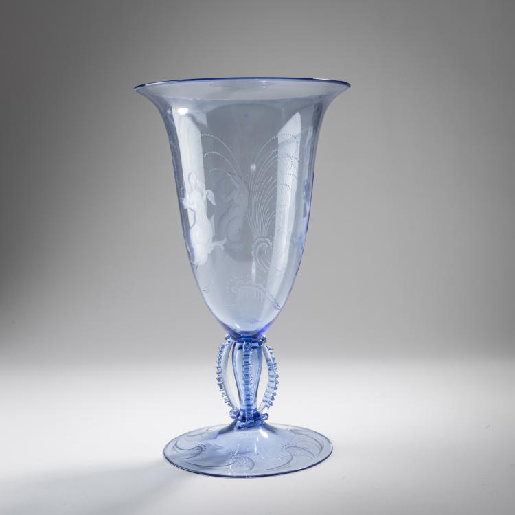 Hauptbild zu Objekt, Vase, c. 1925, Guido Balsamo Stella, S.A.L.I.R., Murano; Pelzel, Franz, 163F 1140