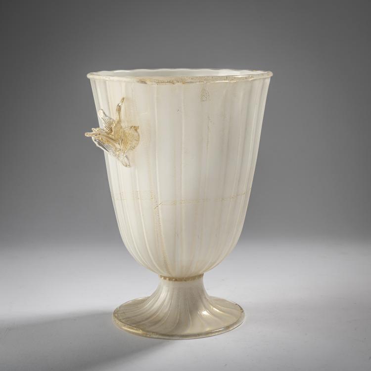 Bild 2 zu Objekt, 'Costolato' vase, c. 1950, Barovier & Toso, Murano, 163F 1202