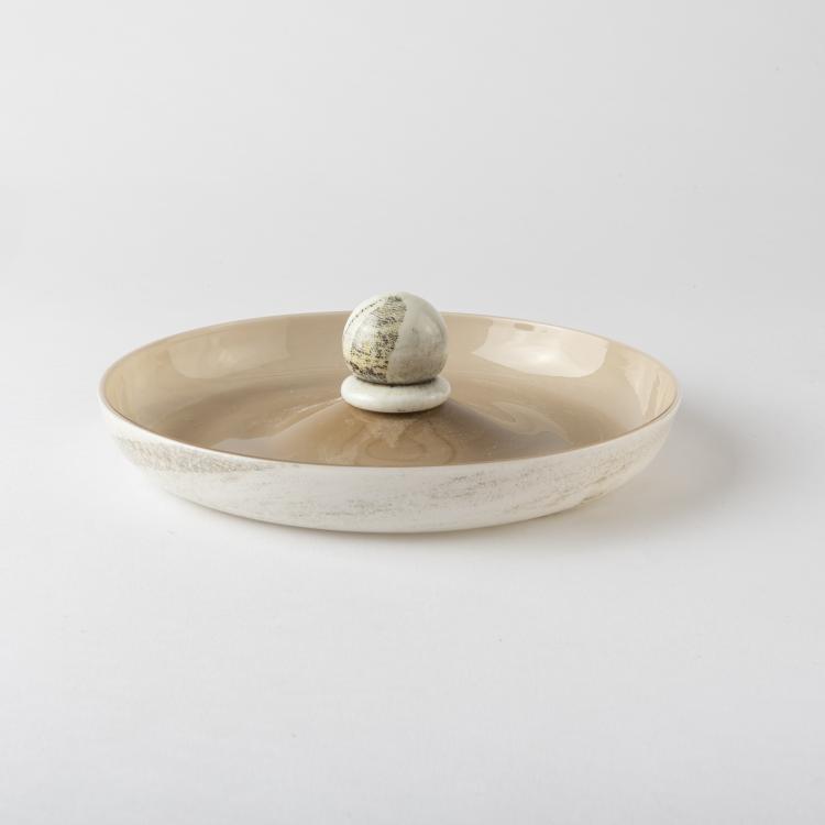 Bild 1 zu Objekt, 'Incamiciato' dish, 1932/33, Tomaso Buzzi (attributed), Venini & C., Murano (zugeschrieben), 163F 1163