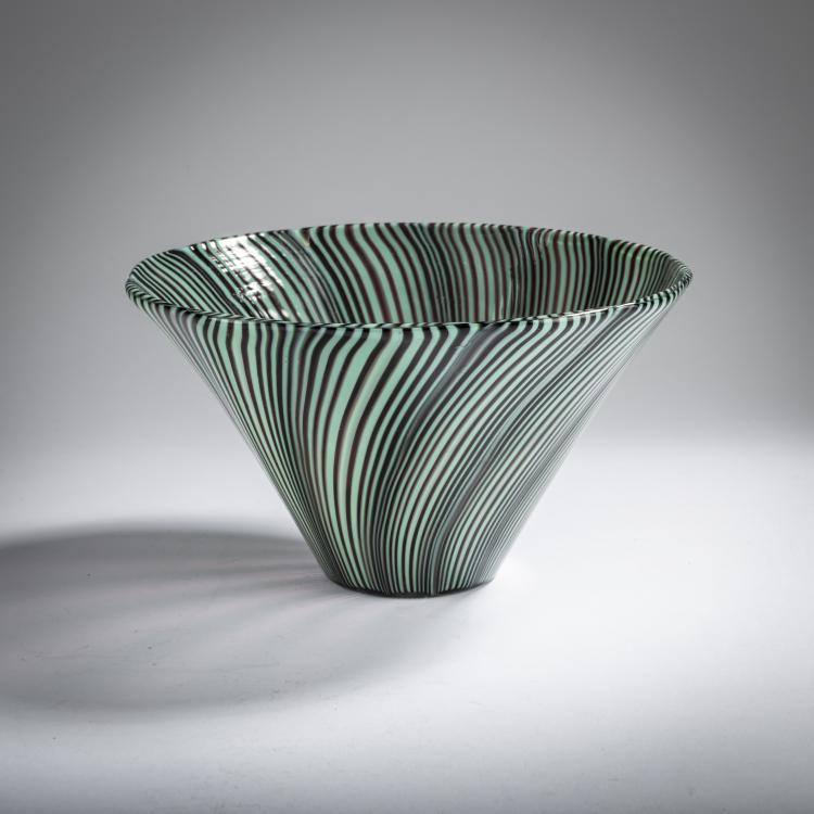 Bild 1 zu Objekt, Schale 'Tessuto', um 1936, Carlo Scarpa, Venini & C., Murano, 163F 1184