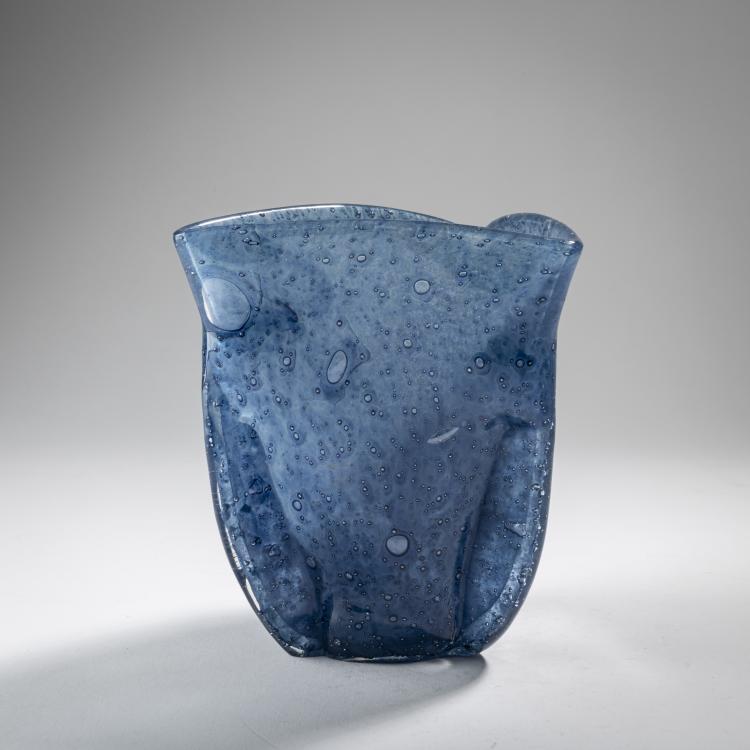 Hauptbild zu Objekt, 'Cobalt' vase, 1956, Ercole Barovier, Barovier & Toso, Murano, 163F 1207