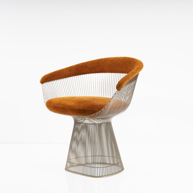 Hauptbild zu Objekt, Armlehnstuhl 'Wire Chair' - '1725', 1966, Warren Platner, Knoll International, New York, 163F 1138