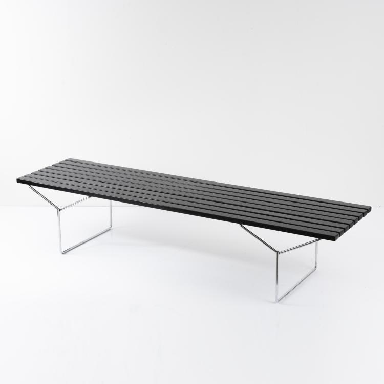 Hauptbild zu Objekt, '400Y' bench, 1951, Harry Bertoia, Knoll International, New York, 163F 1119
