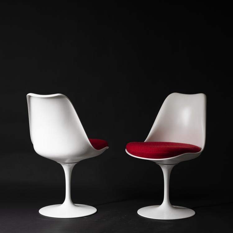 Bild 1 zu Objekt, 2 'Tulip' chairs - '151S', 1956, Eero Saarinen, Knoll International, New York, 163F 1124