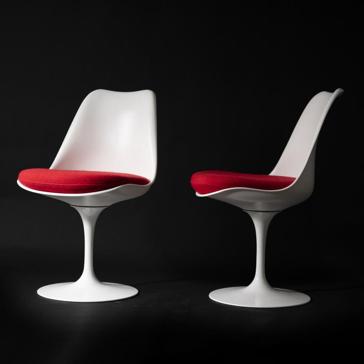 Bild 2 zu Objekt, 2 'Tulip' chairs - '151S', 1956, Eero Saarinen, Knoll International, New York, 163F 1124