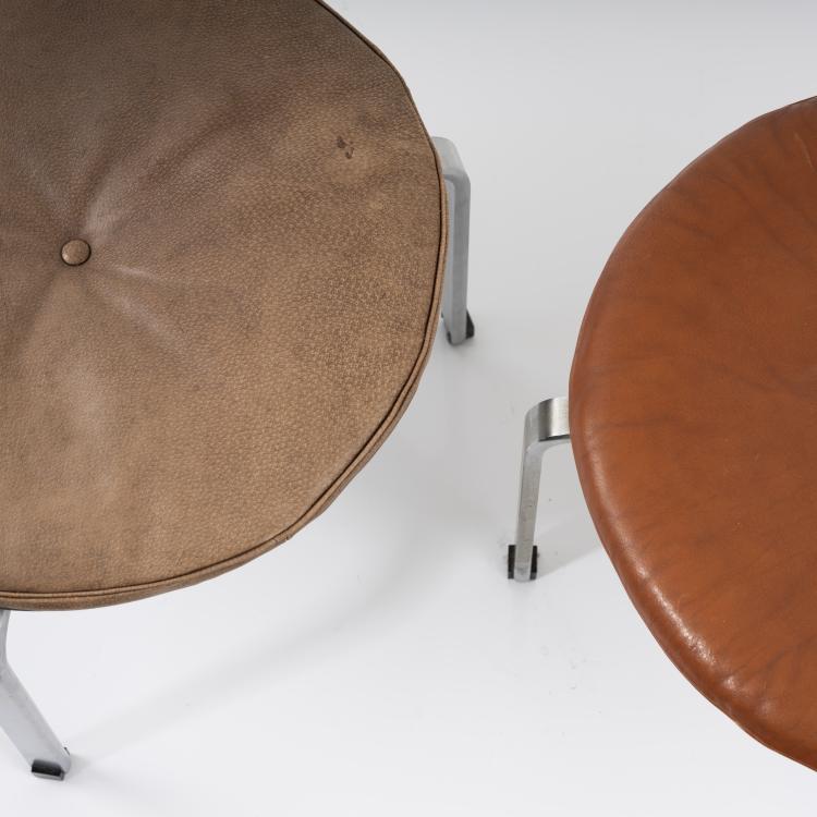 Bild 2 zu Objekt, 2 'PK-33' stools, 1958, Poul Kjaerholm, Kold Christensen, Kopenhagen, 163F 1129