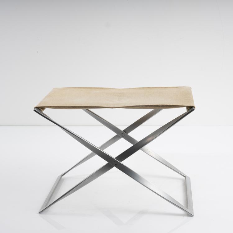 Bild 1 zu Objekt, 'PK-41' - 'PK-91' folding stool, 1961, Poul Kjaerholm, Kold Christensen, Kopenhagen, 163F 1134
