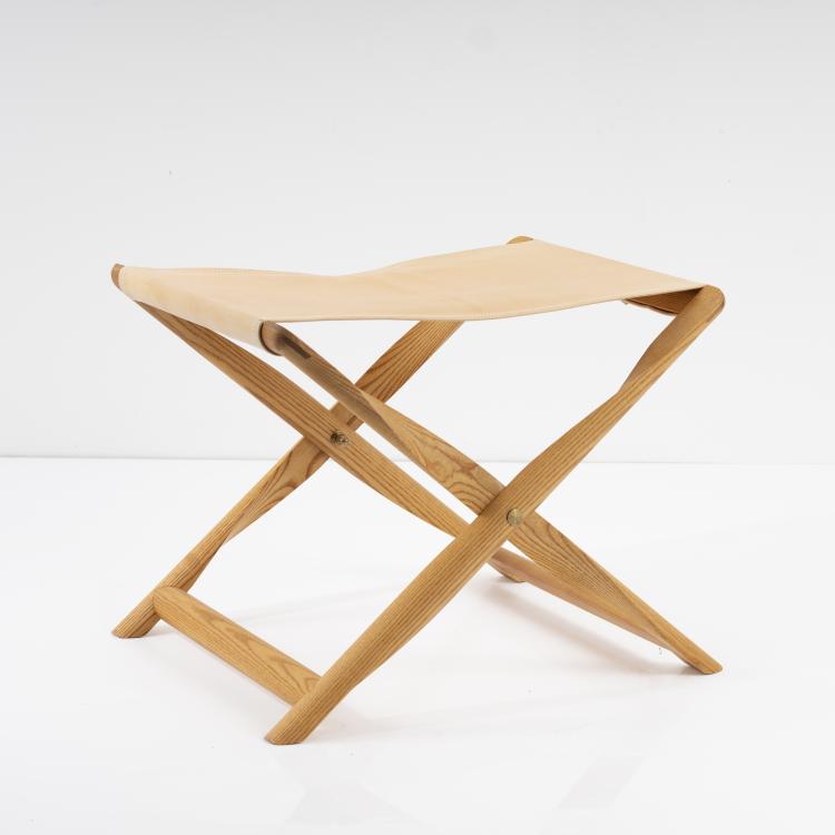 Hauptbild zu Objekt, 'Propeller Stool' - '8783' stool / side table, 1933, Kaare Klint, Rasmussen, Rud., Snedkerier, Kopenhagen, 163F 1107