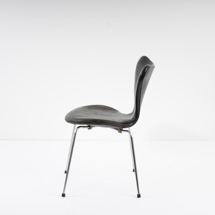 Bild 1 zu Objekt, '3107' chair, 1955, Arne Jacobsen, Hansen, Fritz, Aller&oslash;d, 163F 1123