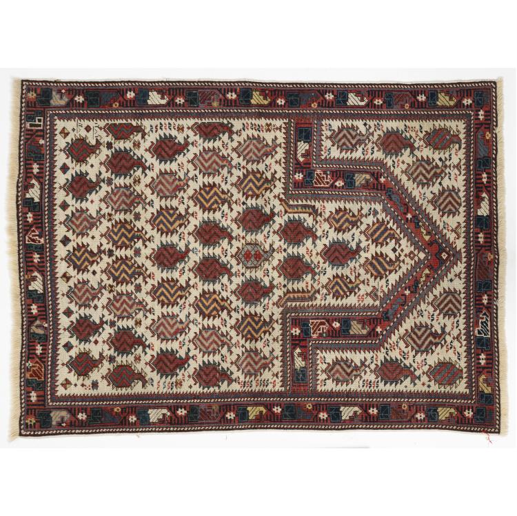 Hauptbild zu Objekt, Marasali prayer rug, 2nd half of the 19th century, Schirwan, Ostkaukasus, 163F 1235