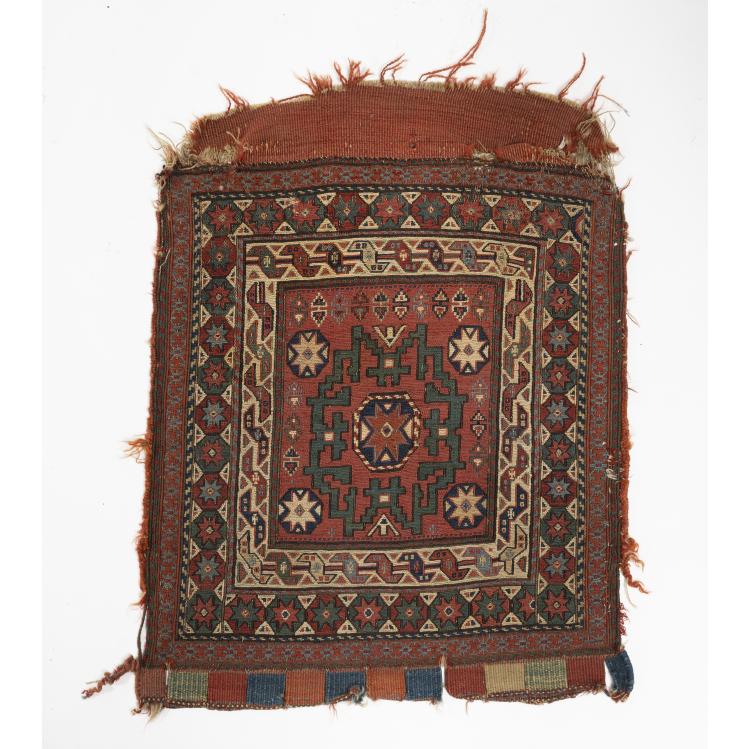 Hauptbild zu Objekt, Part of a saddlebag (khorjin), mid-19th century, Schahsavan, Westpersien, 163F 1233