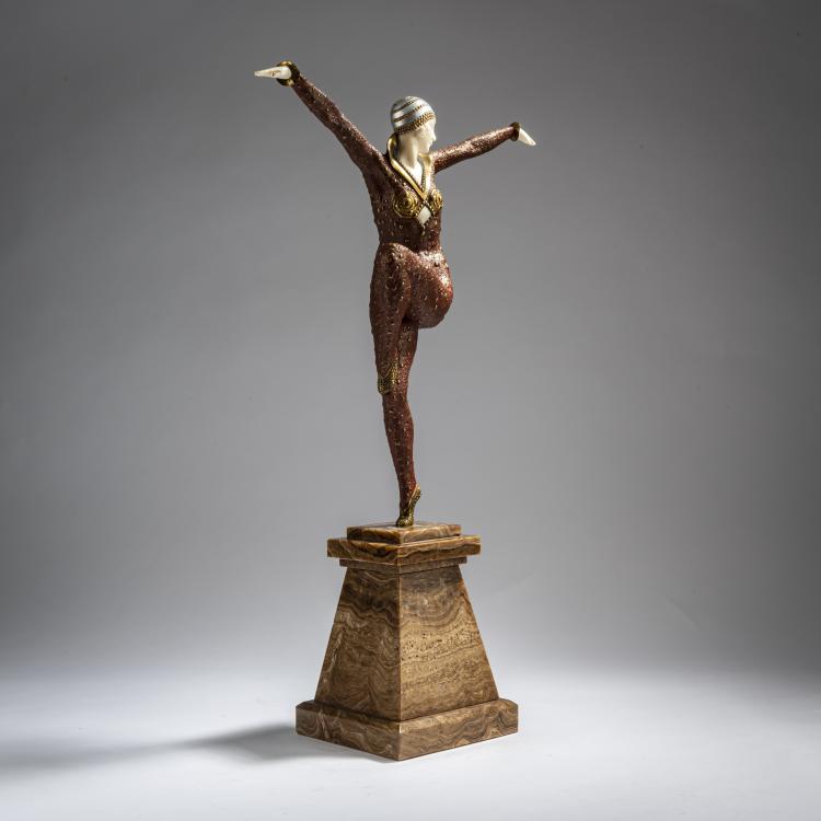 Bild 1 zu Objekt, 'Danseuse de Kapurthala', um 1925, Dem&egrave;tre H. Chiparus, L.N.J.L. Les Neveux de Jules Lehmann, Paris, 162C 281