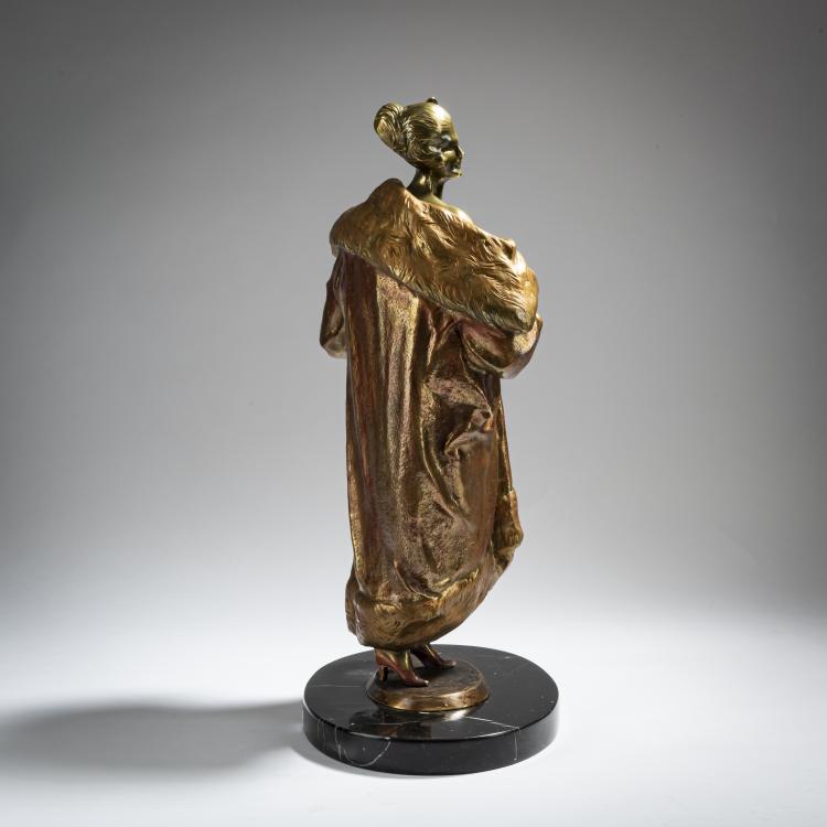 Bild 2 zu Objekt, Frau im Pelzmantel, um 1928, Bruno Zach, 162C 317