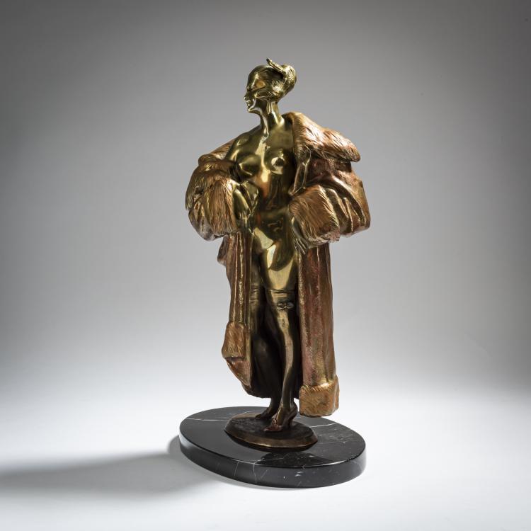 Bild 3 zu Objekt, Frau im Pelzmantel, um 1928, Bruno Zach, 162C 317