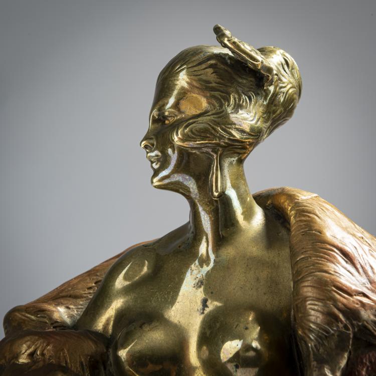 Bild 4 zu Objekt, Frau im Pelzmantel, um 1928, Bruno Zach, 162C 317