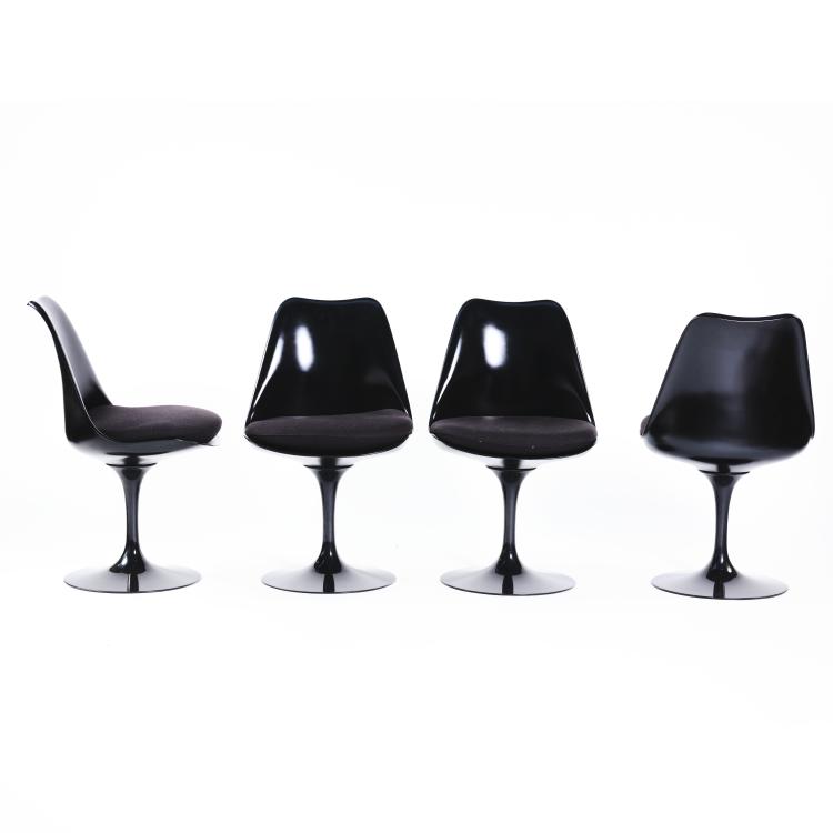 Bild 2 zu Objekt, Vier St&uuml;hle 'Tulip' - '151S', 1956, Eero Saarinen, Knoll International, New York, 163C 519