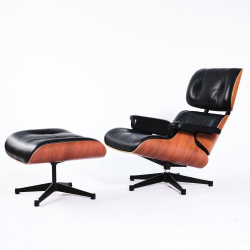 'Lounge chair XL' mit Ottoman, 1956