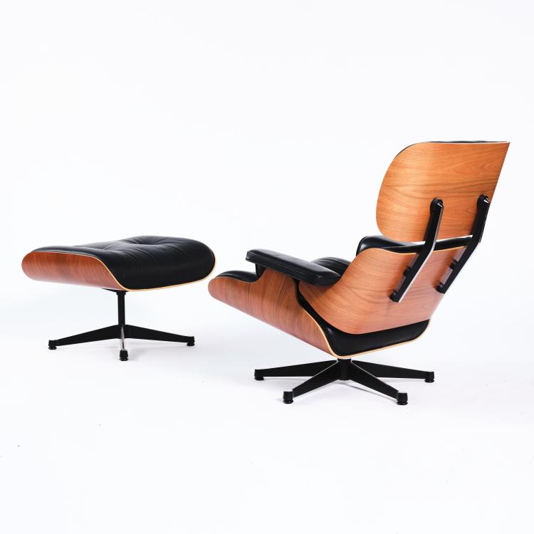 Bild 8 zu Objekt, 'Lounge chair XL' mit Ottoman, 1956, Charles Eames,Ray Eames, Vitra Design, Weil am Rhein, 163C 523