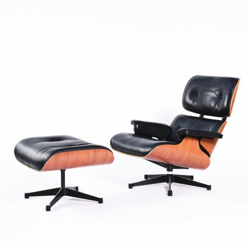 'Lounge chair XL' mit Ottoman, 1956