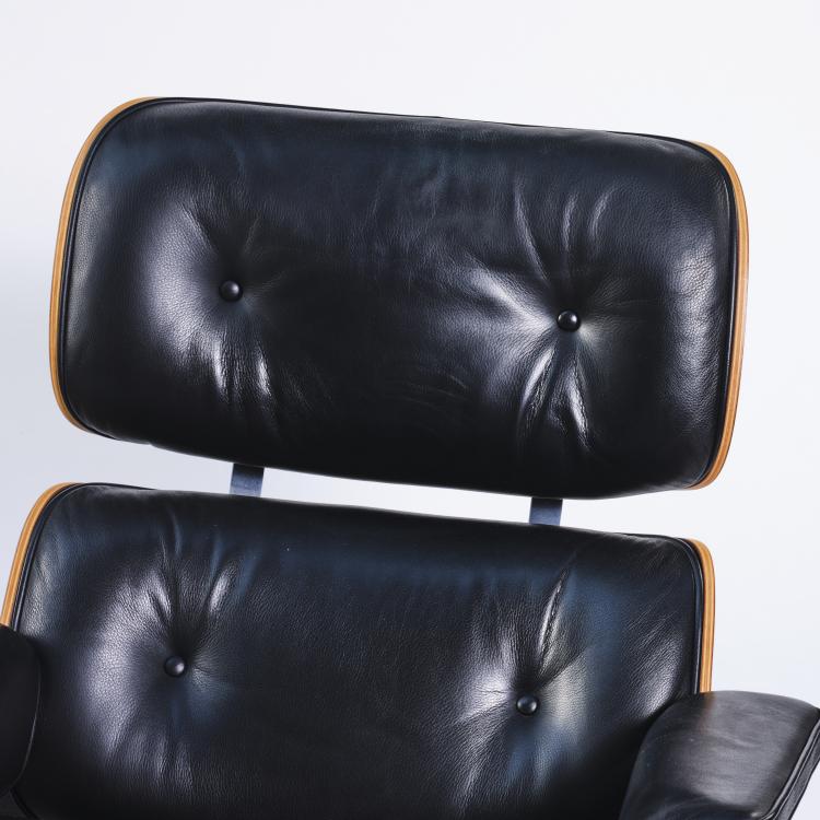 Bild 3 zu Objekt, 'Lounge chair XL' mit Ottoman, 1956, Charles Eames,Ray Eames, Vitra Design, Weil am Rhein, 163C 524