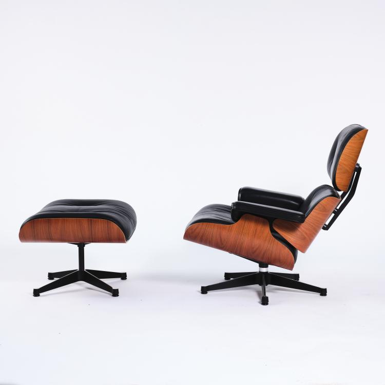 Bild 4 zu Objekt, 'Lounge chair XL' mit Ottoman, 1956, Charles Eames,Ray Eames, Vitra Design, Weil am Rhein, 163C 524