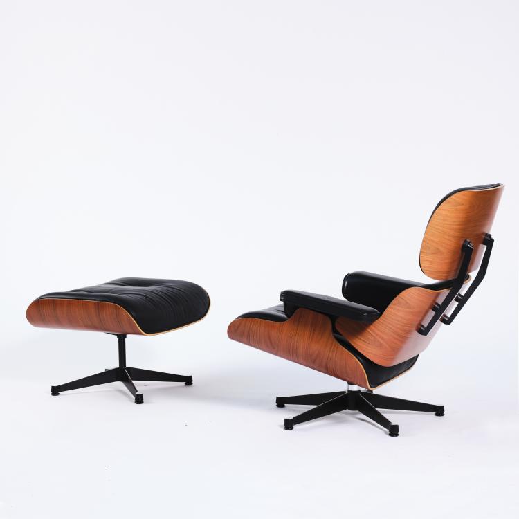 Bild 7 zu Objekt, 'Lounge chair XL' mit Ottoman, 1956, Charles Eames,Ray Eames, Vitra Design, Weil am Rhein, 163C 524
