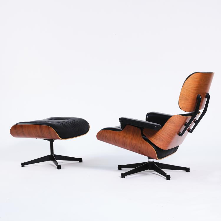 Bild 8 zu Objekt, 'Lounge chair XL' mit Ottoman, 1956, Charles Eames,Ray Eames, Vitra Design, Weil am Rhein, 163C 524