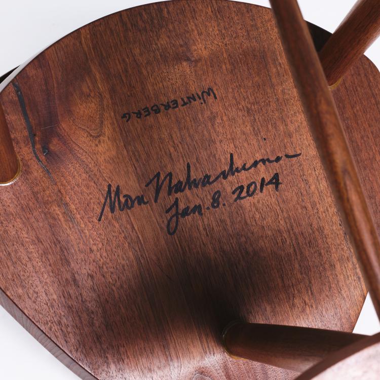 Bild 5 zu Objekt, 'Mira' barstool with footrest, 1963, Mira Nakashima, Nakashima Studios, New Hope, Pennsylvania, 163C 537