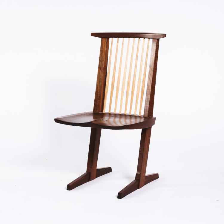 Hauptbild zu Objekt, 'Conoid chair', 1988, Mira Nakashima, Nakashima Studios, New Hope, Pennsylvania, 163C 539