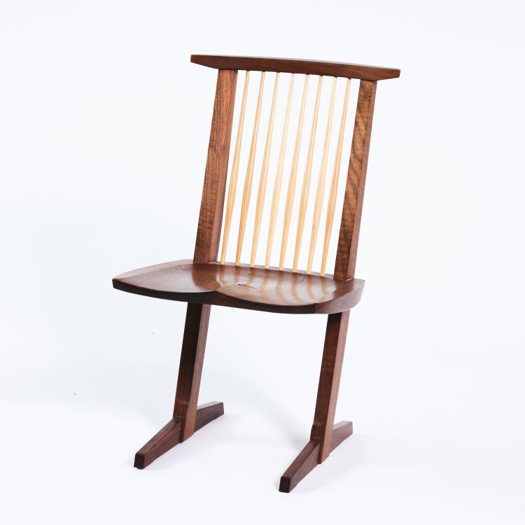 Bild 1 zu Objekt, 'Conoid chair', 1988, Mira Nakashima, Nakashima Studios, New Hope, Pennsylvania, 163C 539