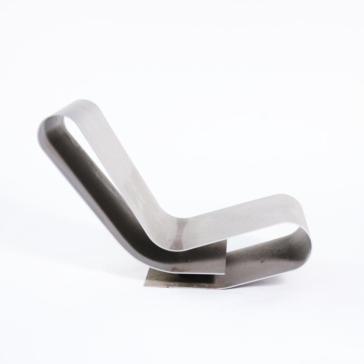 Bild 1 zu Objekt, Sessel 'Loop chair LC 95A', 1993-95, Maarten van Severen, Top Mouton, Br&uuml;ssel, 163C 279